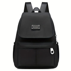 Solid Backpack Casual Versatile Student Travel Backpack
