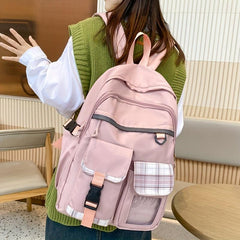 Large Capacity Student Backpack Lightweight Outdoor Bag