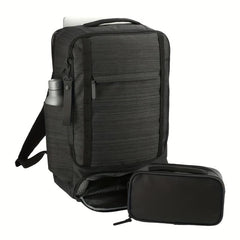 2-in-1 Travel Laptop Backpack & Wash Bag Set for Business