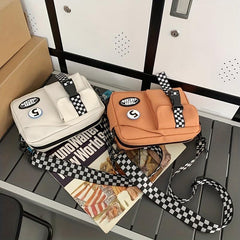 Square Crossbody Bag Couple Shoulder Bag