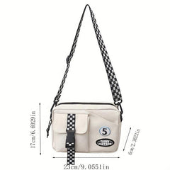 Square Crossbody Bag Couple Shoulder Bag