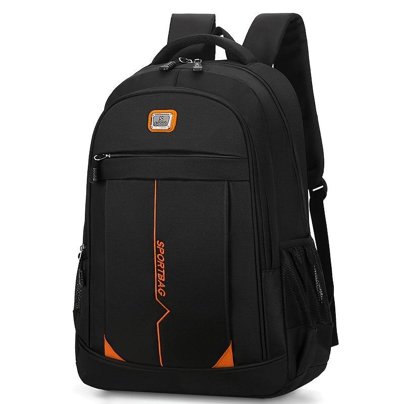 Solid Backpack Large Capacity Travel Bag