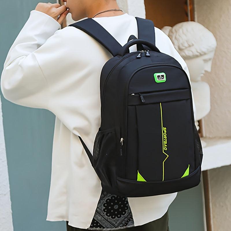 Solid Backpack Large Capacity Travel Bag