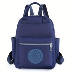 Solid Embossed Casual Travel Backpack for Commuting