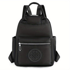 Solid Embossed Casual Travel Backpack for Commuting