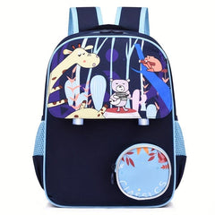 Children's Cartoon School Bag Load Reduction Casual Backpack