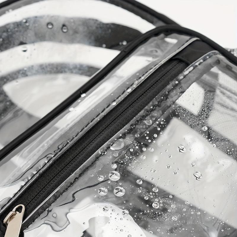 PVC Waterproof Transparent Backpack Beach Bag Jelly Bag Casual School Backpack