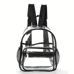 PVC Waterproof Transparent Backpack Beach Bag Jelly Bag Casual School Backpack