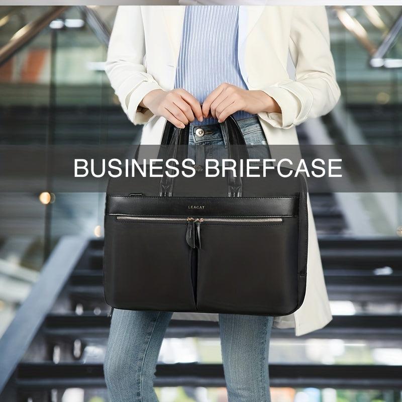 Waterproof Business Briefcase Laptop Bag Document Organizer Shoulder Bag