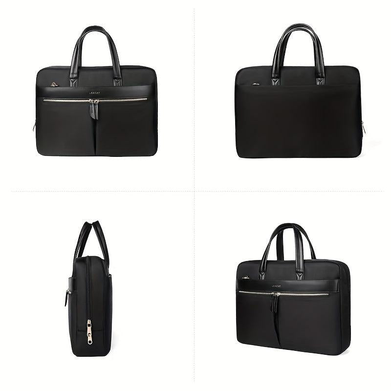 Waterproof Business Briefcase Laptop Bag Document Organizer Shoulder Bag