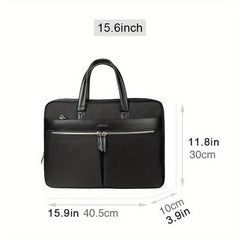 Waterproof Business Briefcase Laptop Bag Document Organizer Shoulder Bag
