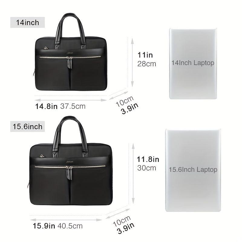 Waterproof Business Briefcase Laptop Bag Document Organizer Shoulder Bag