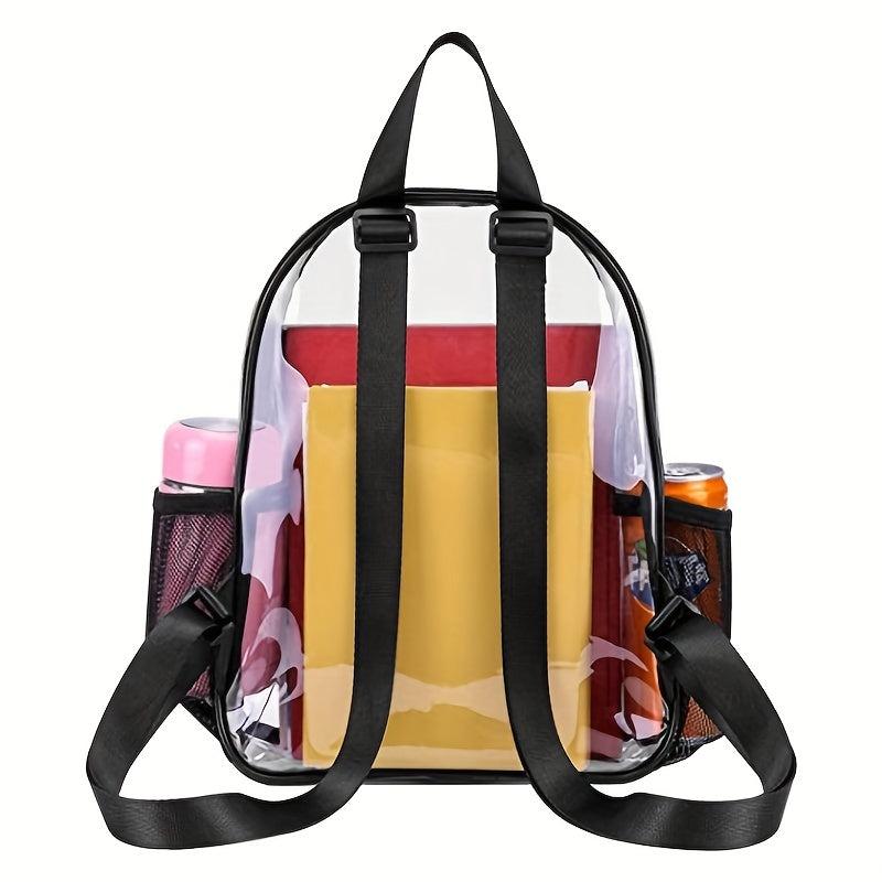 Transparent PVC Beam Backpack Gym Storage Bag
