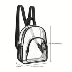 Transparent PVC Beam Backpack Gym Storage Bag