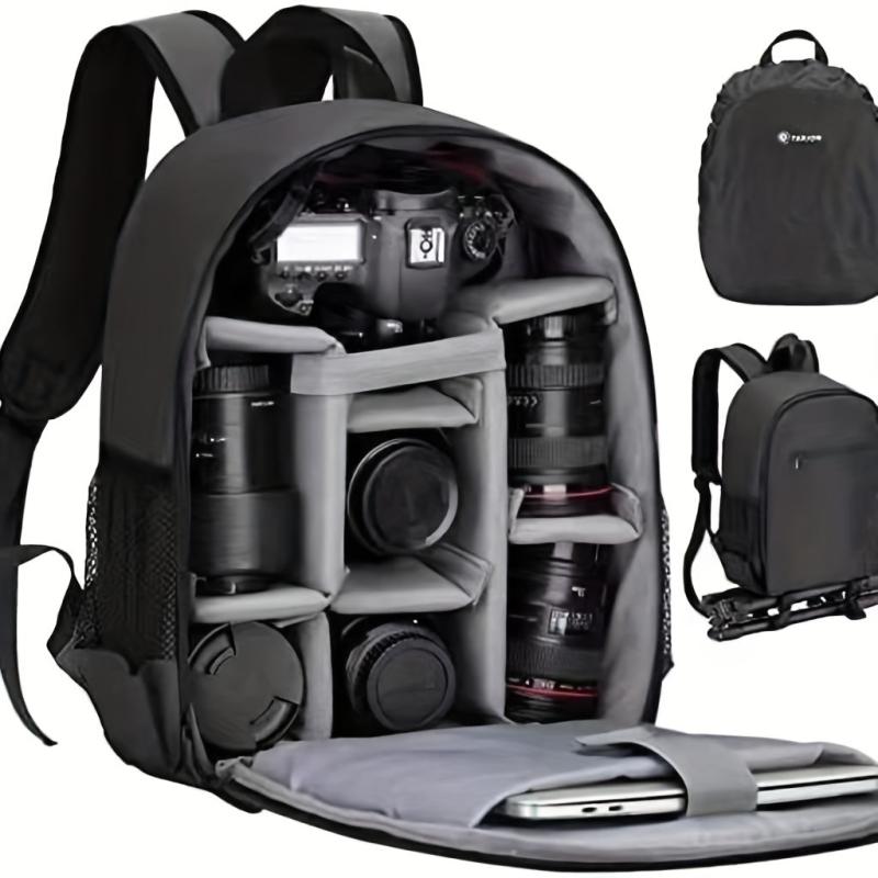 Waterproof Camera Backpack with Rain Cover