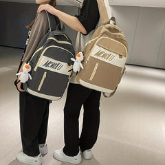 Schoolbag Girls Junior High School College Students Backpack Large Capacity