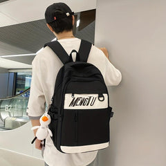 Schoolbag Girls Junior High School College Students Backpack Large Capacity