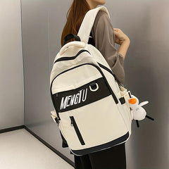 Schoolbag Girls Junior High School College Students Backpack Large Capacity