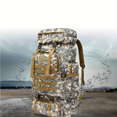 80L Tactical Backpack Waterproof Sports Camping Hiking Bag