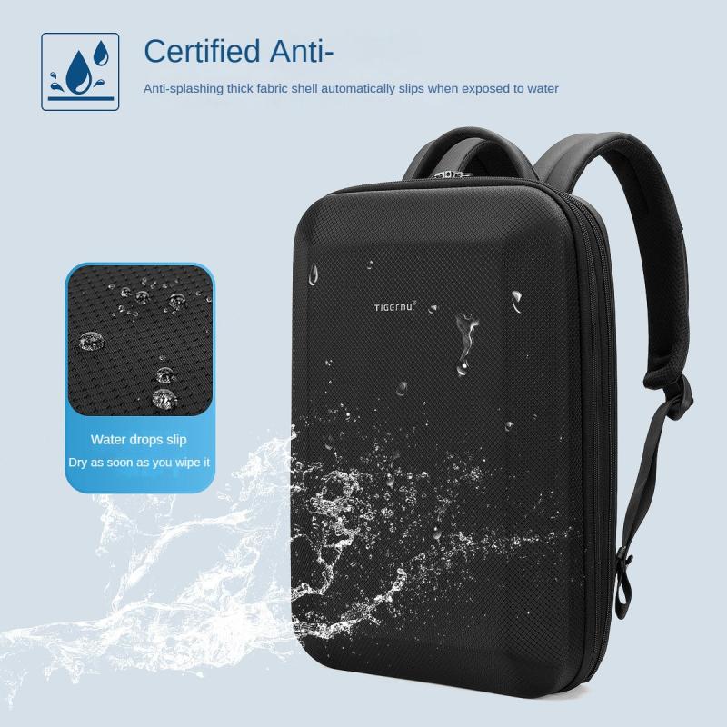 Taigenu Hard Surface Business Notebook Backpack Waterproof