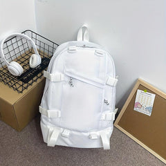 Durable Student Schoolbag - Versatile Junior High Backpack