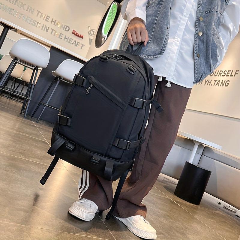 Durable Student Schoolbag - Versatile Junior High Backpack