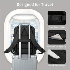 Large Capacity Travel Backpack USB Charging
