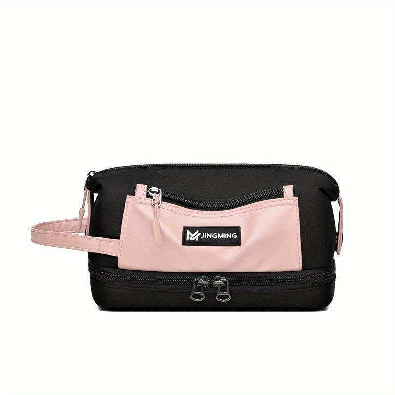 Portable Travel Storage Bag Dry Wet Separation Wash Toiletry Cosmetics Bag