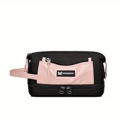 Portable Travel Storage Bag Dry Wet Separation Wash Toiletry Cosmetics Bag