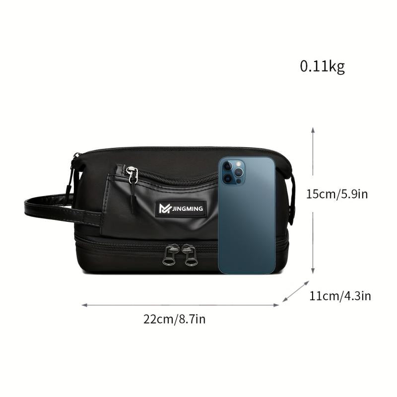 Portable Travel Storage Bag Dry Wet Separation Wash Toiletry Cosmetics Bag