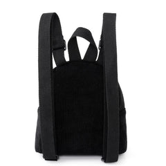Mini Corduroy Bag Solid Backpack Women's Backpack Adjustable Strap
