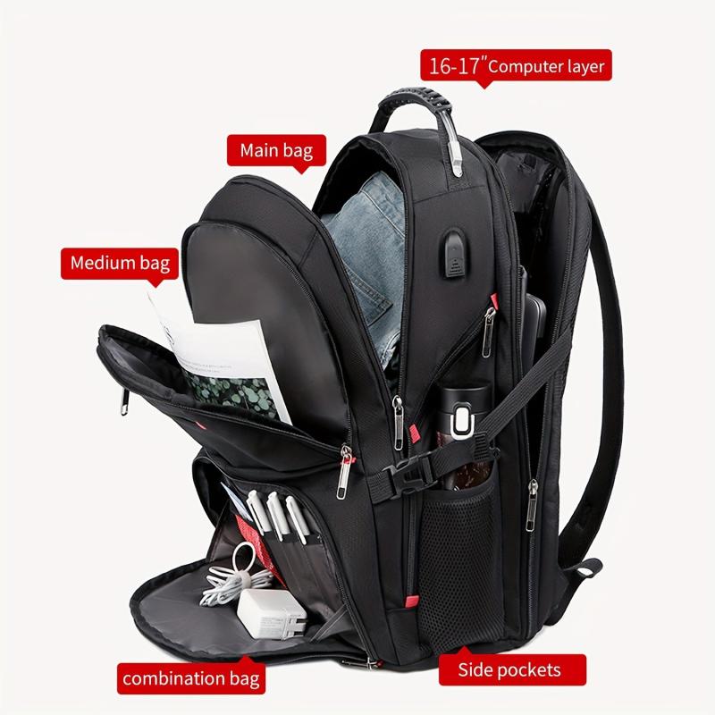 Waterproof Laptop Backpack with USB Charging Port 43