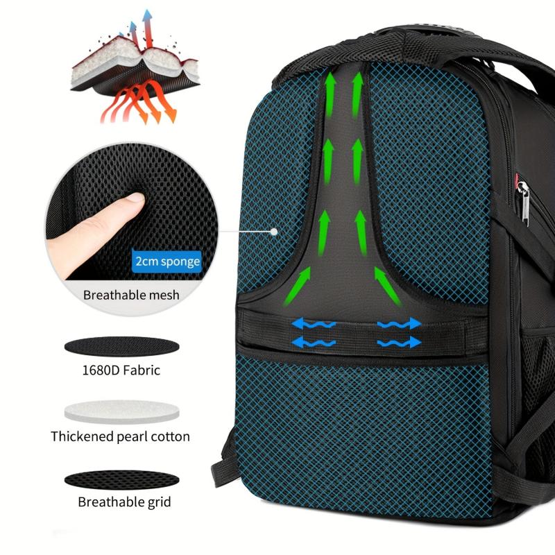 Waterproof Laptop Backpack with USB Charging Port 43