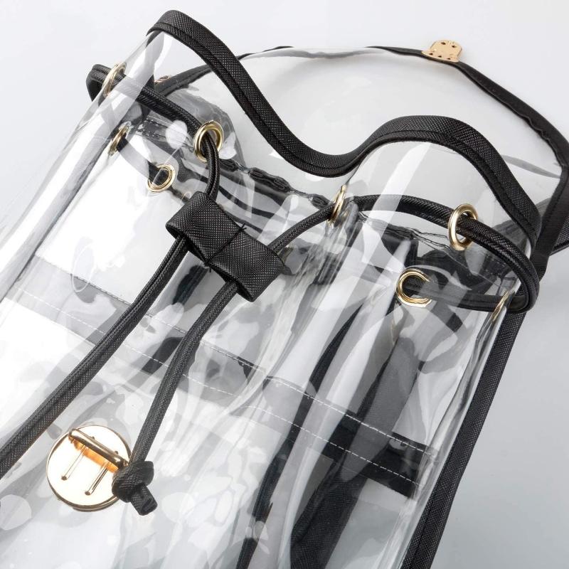 Adjustable Drawstring Bag for Daily Commuting and Stadium Security