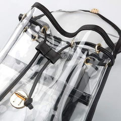 Adjustable Drawstring Bag for Daily Commuting and Stadium Security