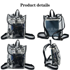 Adjustable Drawstring Bag for Daily Commuting and Stadium Security
