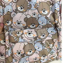 Bear Pattern Backpack for Travel Students Large Capacity Bag