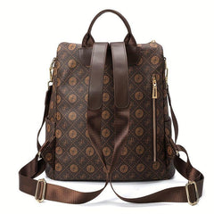 Plaid Print Backpack Large Capacity Multifunctional Backpack Sling Bag