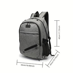 Casual Large Capacity Backpack Schoolbag Business Travel Bag