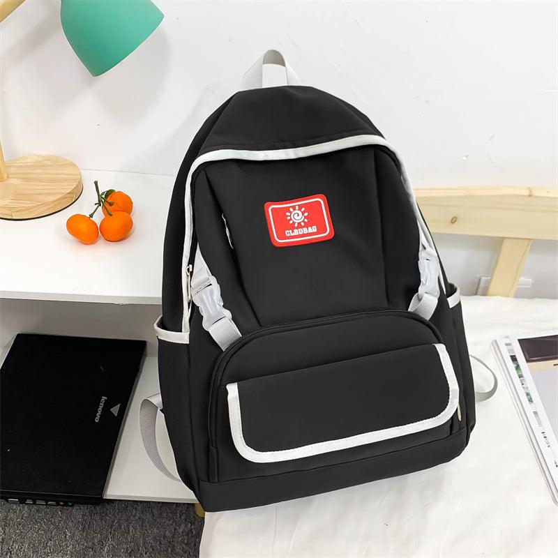 Large Capacity Adjustable Solid Travel Backpack for Students