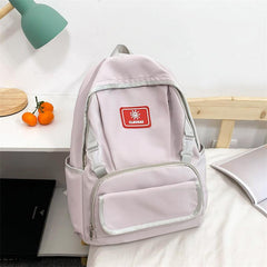 Large Capacity Adjustable Solid Travel Backpack for Students