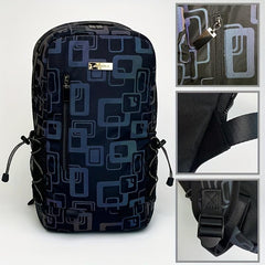 Casual Reflective Backpack 35 56 cm School Bag with Laptop Pocket