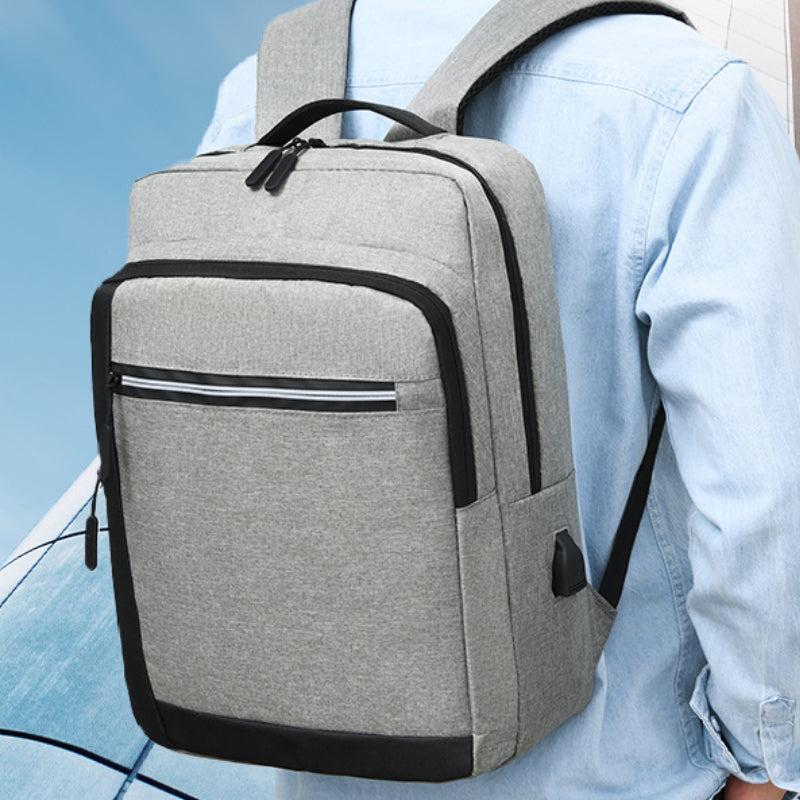 Men's Business Backpack Computer Bag USB Charging Port Multifunctional
