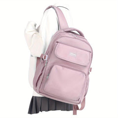 Retro Canvas Backpack for Students Large Capacity Travel Bag