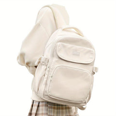 Retro Canvas Backpack for Students Large Capacity Travel Bag