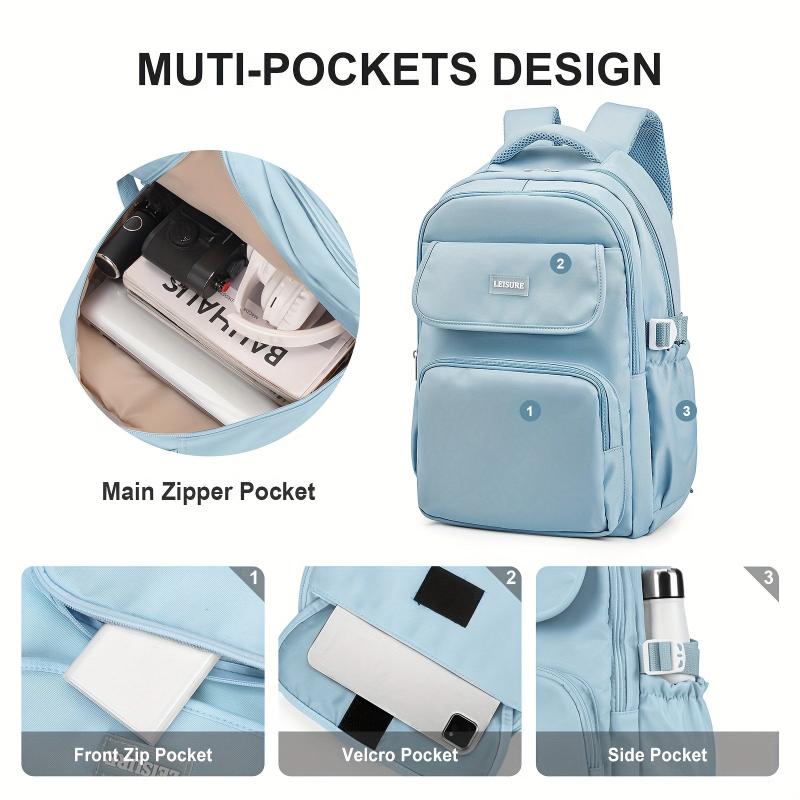 Retro Canvas Backpack for Students Large Capacity Travel Bag