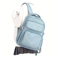 Retro Canvas Backpack for Students Large Capacity Travel Bag