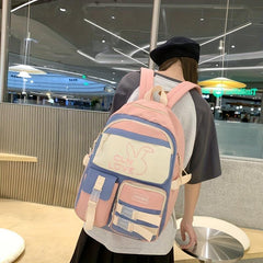 Students School Bag Backpack Women's Backpack Girls College Travel Bag