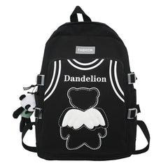 Shoulder Backpack Bear Wings Adjustable School Bag