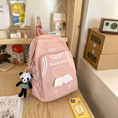 Shoulder Backpack Bear Wings Adjustable School Bag